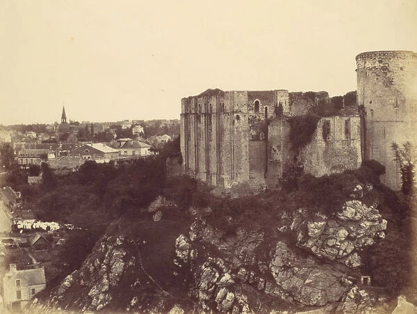 Falaise Castle, 1856. Creator: Alfred Capel-Cure
