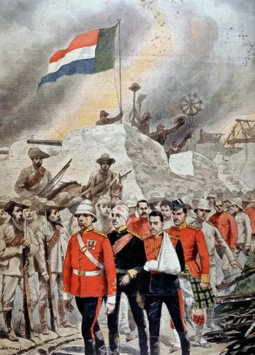 Framed Print : Fall of the British garrison at Jamestown, South Africa, Boer War, 1901 Framed Print : Fall of the British garrison at Jamestown, South Africa, Boer War, 1901