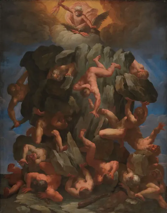 Framed Print : The Fall of the Giants, 1590-1642. Creator: Guido Reni Framed Print : The Fall of the Giants, 1590-1642. Creator: Guido Reni