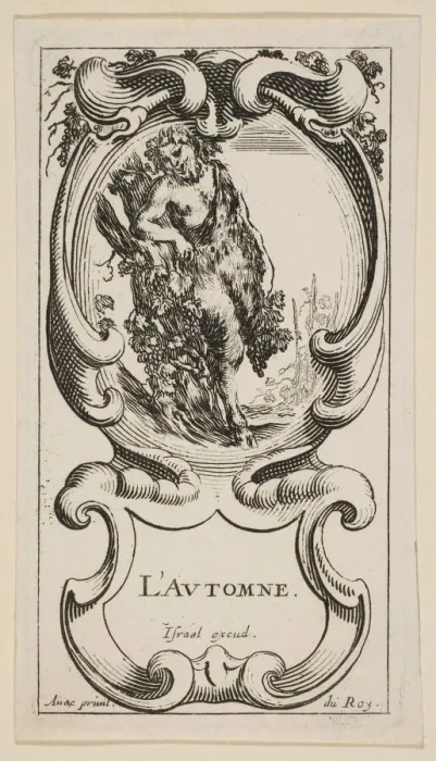 Framed Print : Fall (L Automne), from The Four Seasons, ca. 1641. Creator: Stefano della Bella Framed Print : Fall (L Automne), from The Four Seasons, ca. 1641. Creator: Stefano della Bella