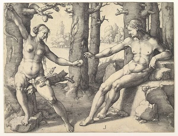 Fall of Man, 1530. Creator: Lucas van Leyden
