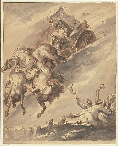 The Fall of Phaeton, 1745 / 1750. Creator: Gaspare Diziani