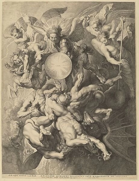 The Fall of the Rebel Angels, 1621. Creator: Lucas Vorsterman