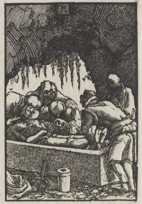 Framed Print : The Fall and Redemption of Man: Burial of Christ, c. 1515. Creator: Albrecht Altdorfer (German, c Framed Print : The Fall and Redemption of Man: Burial of Christ, c. 1515. Creator: Albrecht Altdorfer (German, c