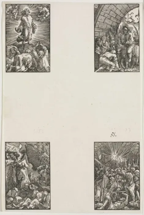 Framed Print : The Fall and Redemption of Man, c. 1515. Creator: Albrecht Altdorfer (German, c. 1480-1538) Framed Print : The Fall and Redemption of Man, c. 1515. Creator: Albrecht Altdorfer (German, c. 1480-1538)