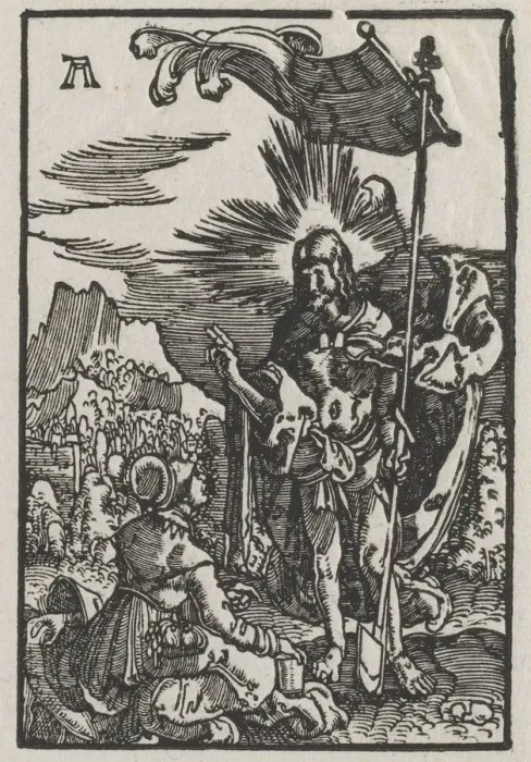 Framed Print : The Fall and Redemption of Man: Christ Appearing to St. Mary Magdalen, 1515. Creator Framed Print : The Fall and Redemption of Man: Christ Appearing to St. Mary Magdalen, 1515. Creator