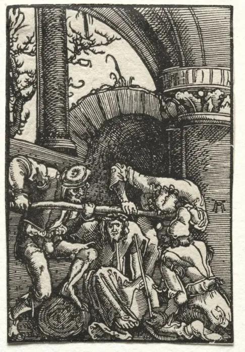 Framed Print : The Fall and Redemption of Man: Christ Crowned with Thorns, c. 1515. Creator: Albrecht Altdorfer Framed Print : The Fall and Redemption of Man: Christ Crowned with Thorns, c. 1515. Creator: Albrecht Altdorfer