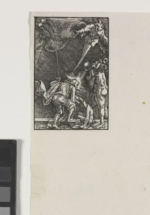Framed Print : The Fall and Redemption of Man: Christ Descending into Hell, c. 1515. Creator: Albrecht Altdorfer Framed Print : The Fall and Redemption of Man: Christ Descending into Hell, c. 1515. Creator: Albrecht Altdorfer