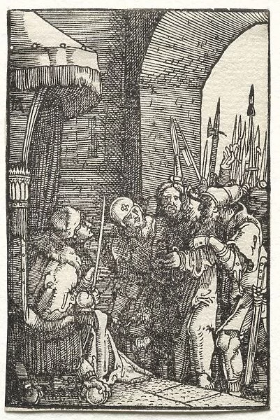 The Fall and Redemption of Man: Christ before Pilate, c. 1515. Creator: Albrecht Altdorfer (German