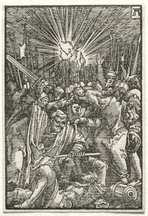 Framed Print : The Fall and Redemption of Man: Christ taken captive, c. 1515. Creator: Albrecht Altdorfer (German Framed Print : The Fall and Redemption of Man: Christ taken captive, c. 1515. Creator: Albrecht Altdorfer (German