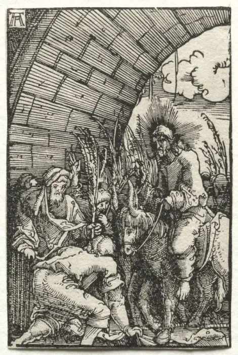 Framed Print : The Fall and Redemption of Man: The Entry into Jerusalem, c. 1515. Creator: Albrecht Altdorfer Framed Print : The Fall and Redemption of Man: The Entry into Jerusalem, c. 1515. Creator: Albrecht Altdorfer