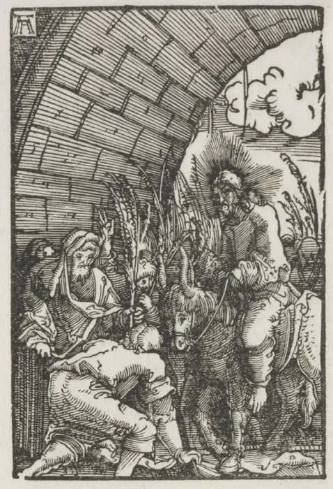 Framed Print : The Fall and Redemption of Man: The Entry into Jerusalem, c. 1515. Creator: Albrecht Altdorfer Framed Print : The Fall and Redemption of Man: The Entry into Jerusalem, c. 1515. Creator: Albrecht Altdorfer