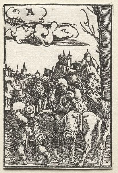 The Fall and Redemption of Man: The Flight into Egypt, c. 1515. Creator: Albrecht Altdorfer