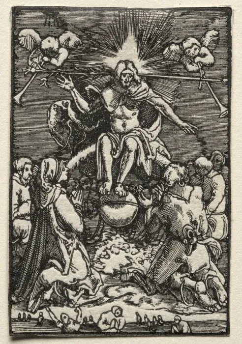 Framed Print : The Fall and Redemption of Man: The Last Judgment, c. 1515. Creator: Albrecht Altdorfer (German, c Framed Print : The Fall and Redemption of Man: The Last Judgment, c. 1515. Creator: Albrecht Altdorfer (German, c