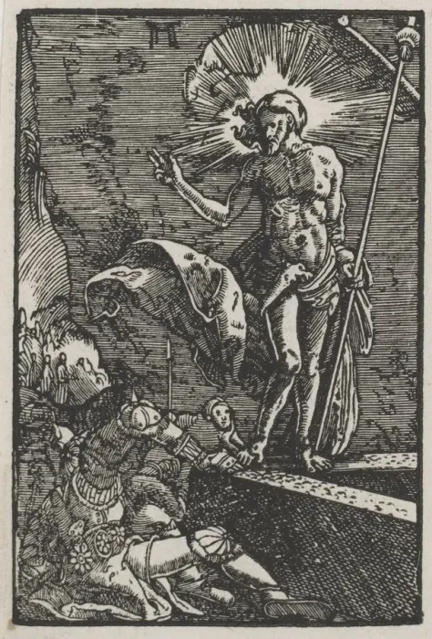 Framed Print : The Fall and Redemption of Man: The Resurrection, c. 1515. Creator: Albrecht Altdorfer (German, c Framed Print : The Fall and Redemption of Man: The Resurrection, c. 1515. Creator: Albrecht Altdorfer (German, c