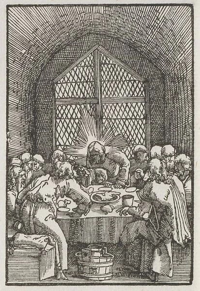 The Fall and Redemption of Man: The Last Supper, c. 1515. Creator: Albrecht Altdorfer (German, c
