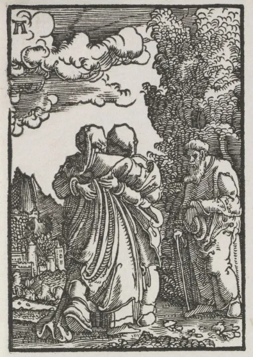 Framed Print : The Fall and Redemption of Man: The Visitation, c. 1515. Creator: Albrecht Altdorfer (German, c Framed Print : The Fall and Redemption of Man: The Visitation, c. 1515. Creator: Albrecht Altdorfer (German, c