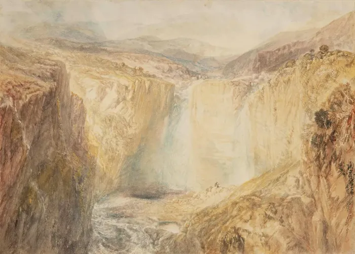 Framed Print : Fall of the Tees, Yorkshire, 1825-1826. Creator: JMW Turner Framed Print : Fall of the Tees, Yorkshire, 1825-1826. Creator: JMW Turner