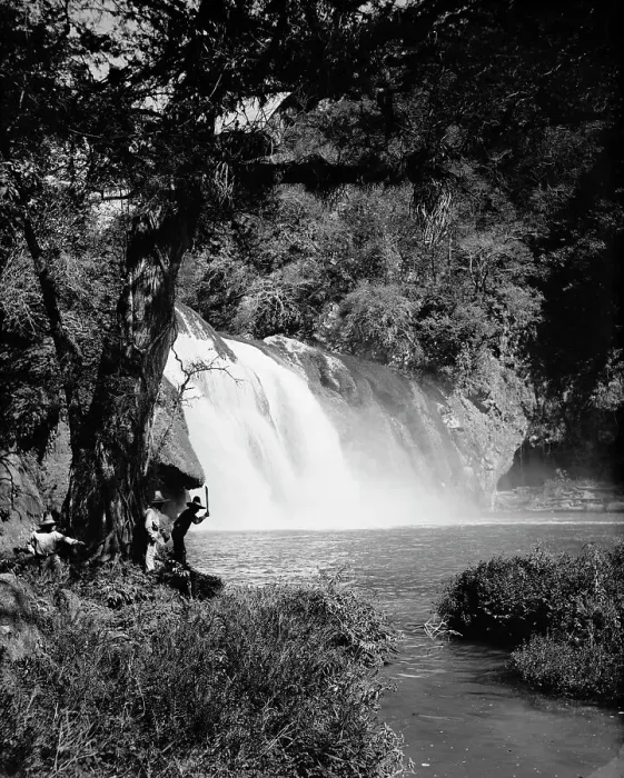 Framed Print : Falls of the Abra, between 1880 and 1897. Creator: William H. Jackson Framed Print : Falls of the Abra, between 1880 and 1897. Creator: William H. Jackson