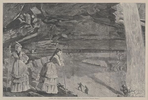 Under the Falls, Catskill Mountains From a Painting by Winslow Homer, 1872. Creator