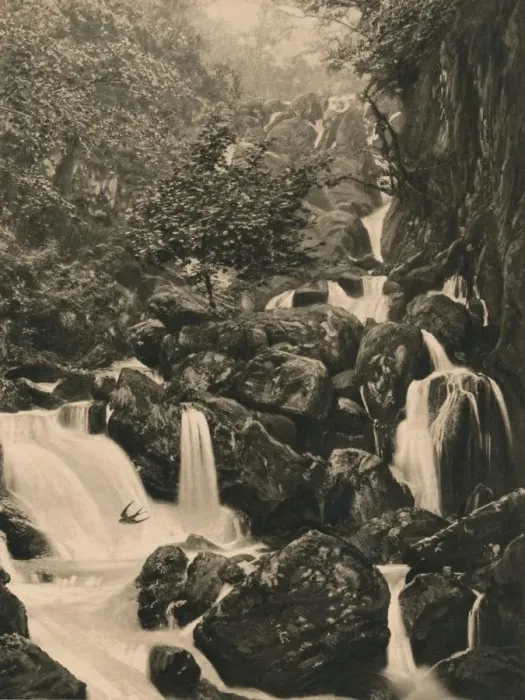 Framed Print : The Falls of Lodore, 1902 Framed Print : The Falls of Lodore, 1902