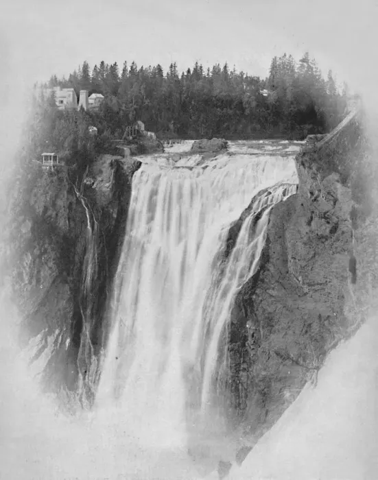Framed Print : Falls of Montmorency, Quebec, c1897. Creator: Unknown