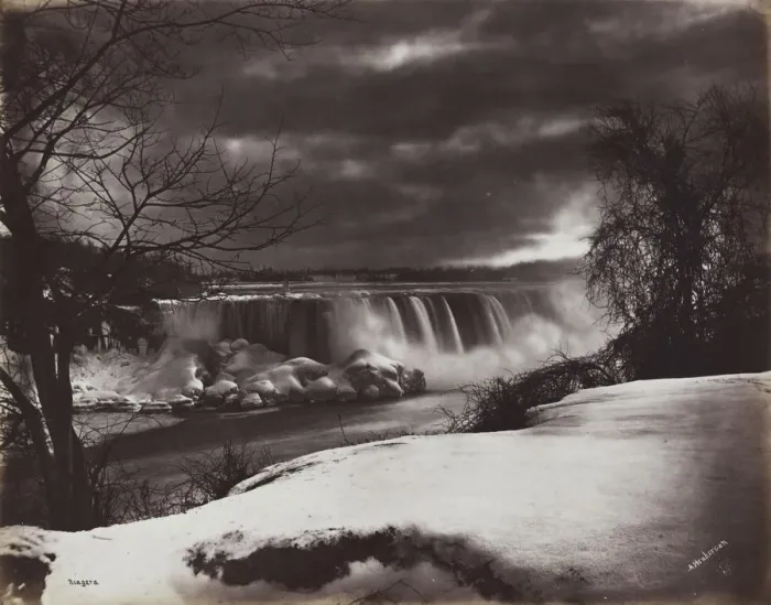 Framed Print : Falls of Niagara, 1860s. Creator: Alexander Henderson (Canadian, 1831-1913) Framed Print : Falls of Niagara, 1860s. Creator: Alexander Henderson (Canadian, 1831-1913)