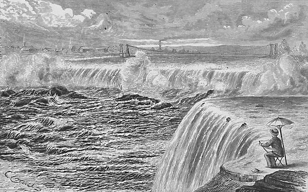 The Falls of St. Anthony, 1883. Artist: Tietze