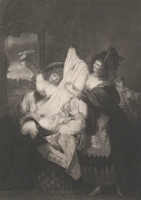Framed Print : Falstaff in the Buck Basket (Shakespeare, Merry Wives of Wi Framed Print : Falstaff in the Buck Basket (Shakespeare, Merry Wives of Wi