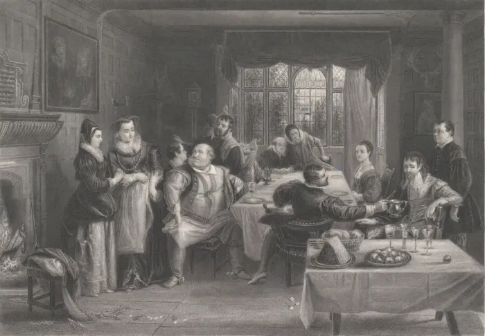 Framed Print : Falstaff and His Friends, The Merry Wives of Windsor'(from Framed Print : Falstaff and His Friends, The Merry Wives of Windsor'(from