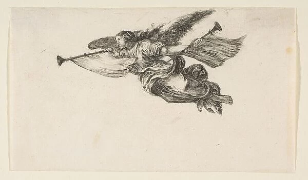 Fame, 1649-50. Creator: Stefano della Bella