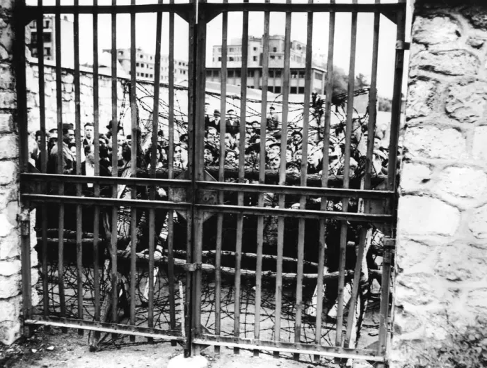 Framed Print : Families awaiting news of their loved ones, Air Ministry, Paris 1944 Framed Print : Families awaiting news of their loved ones, Air Ministry, Paris 1944