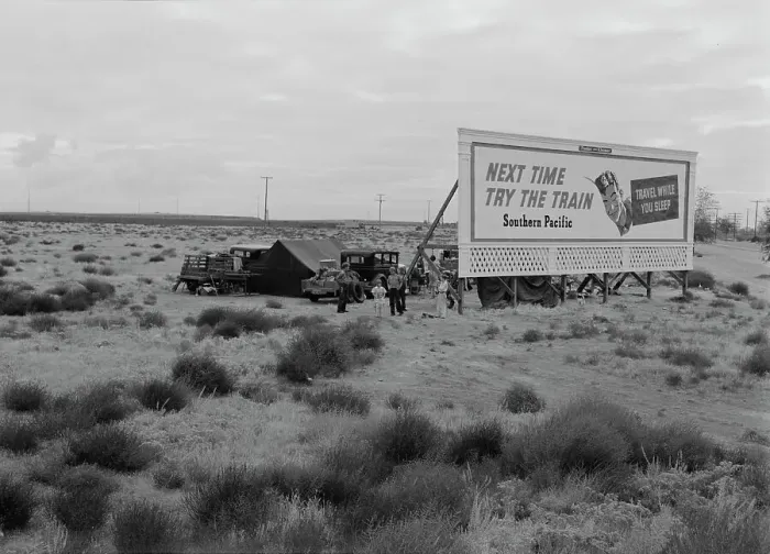 Framed Print : Three families camped on the plains along US99 in California, 1938. Creator: Dorothea Lange Framed Print : Three families camped on the plains along US99 in California, 1938. Creator: Dorothea Lange