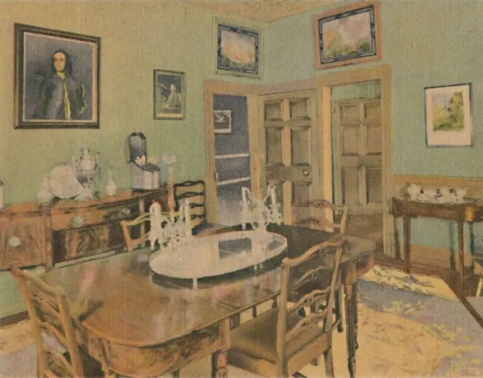 Framed Print : The Family Dining Room, 1946 Framed Print : The Family Dining Room, 1946
