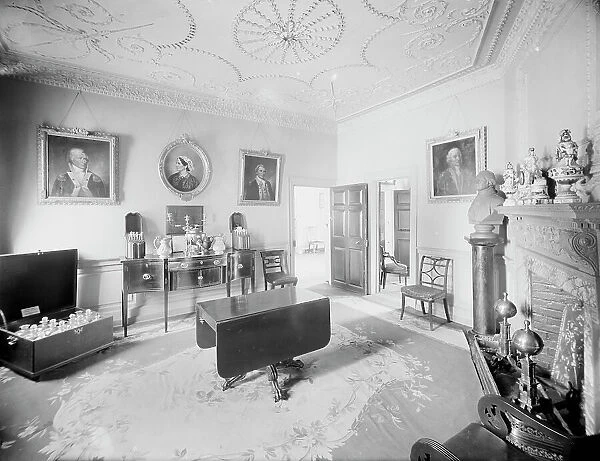 The Family dining room at Mt. Vernon, c.between 1910 and 1920. Creator: Unknown