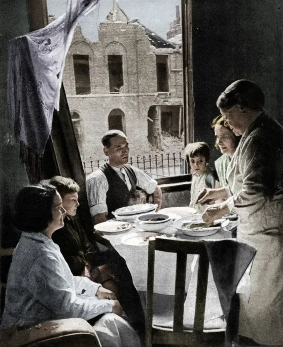 Framed Print : The Family Must Eat, c1940 (1942) Framed Print : The Family Must Eat, c1940 (1942)
