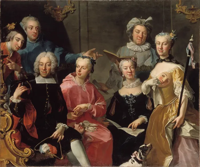 Framed Print : Family Group, c18th century. Creator: Martin van Meytens Framed Print : Family Group, c18th century. Creator: Martin van Meytens
