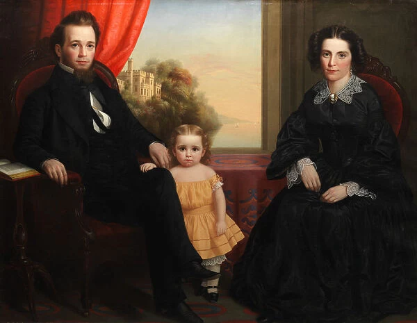A Family Group, ca. 1850. Creator: Unknown
