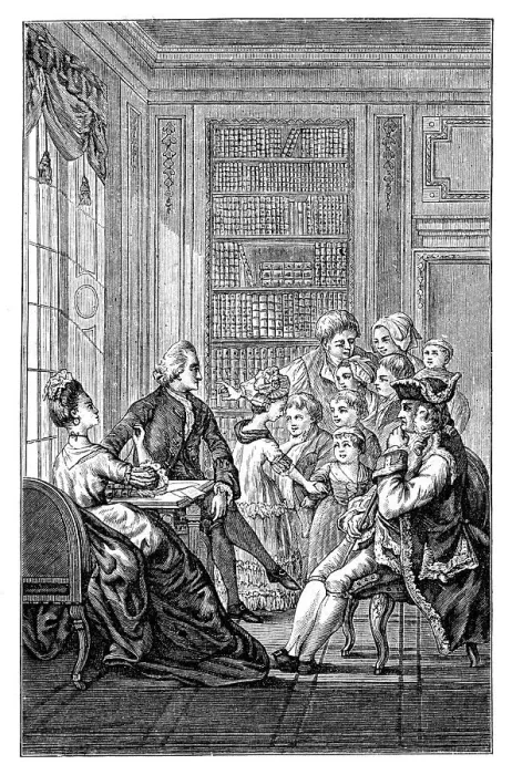Framed Print : The Family And The Judge, (1885) Framed Print : The Family And The Judge, (1885)