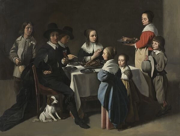 A Family Meal, c. 1645-55 or later. Creator: Le Nain family (French)