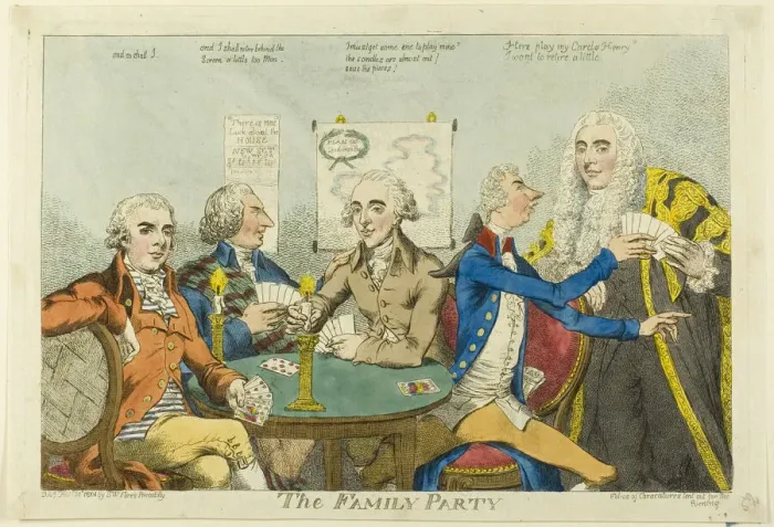 Framed Print : The Family Party, published February 20, 1801. Creator: Charles Williams Framed Print : The Family Party, published February 20, 1801. Creator: Charles Williams