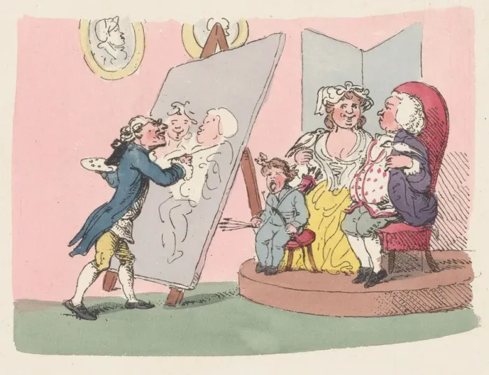 Framed Print : A Family Piece, published 1803 (later reissue). published 1803 (later reissue) Framed Print : A Family Piece, published 1803 (later reissue). published 1803 (later reissue)