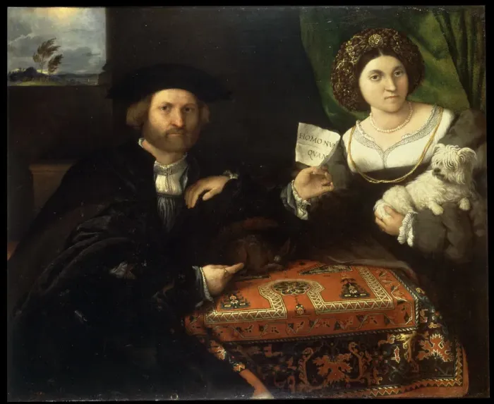 Framed Print : Family Portrait, c1523. Artist: Lorenzo Lotto Framed Print : Family Portrait, c1523. Artist: Lorenzo Lotto