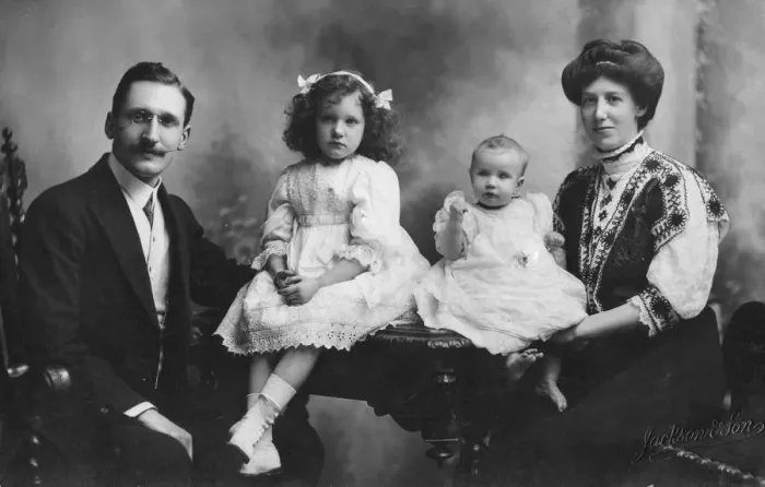 Framed Print : Family portrait, c1900s-c1910s(?) Framed Print : Family portrait, c1900s-c1910s(?)