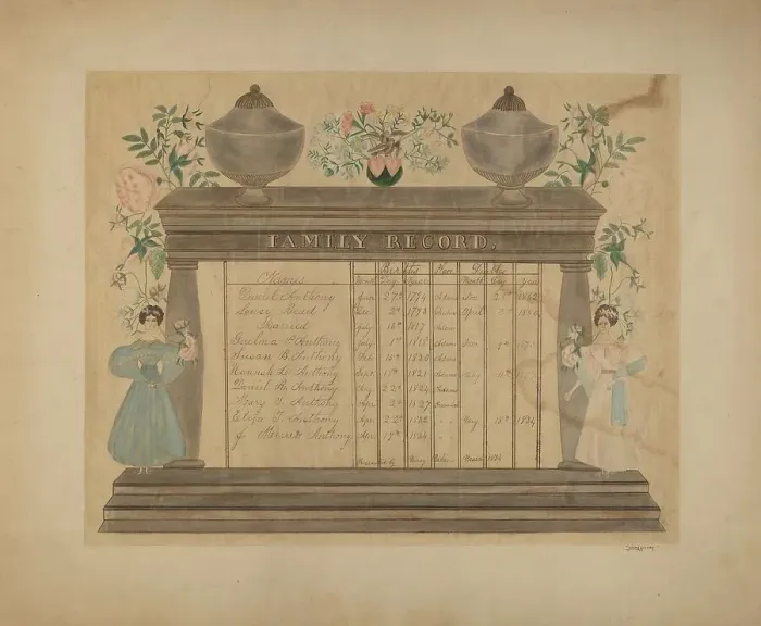 Framed Print : Family Record, c. 1937. Creator: John Wilkes Framed Print : Family Record, c. 1937. Creator: John Wilkes