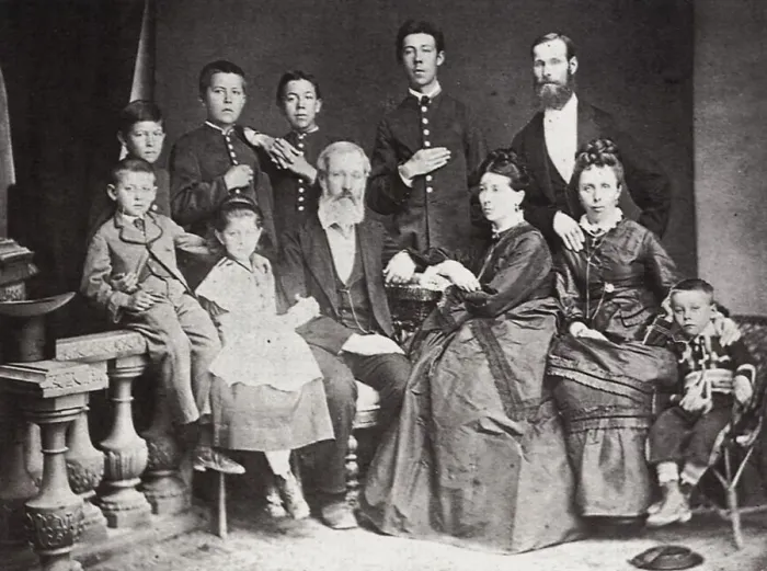 Framed Print : The family of Russian author and playwright Anton Chekhov, Taganrog, Russia, 1874. Artist:s Isakovich Framed Print : The family of Russian author and playwright Anton Chekhov, Taganrog, Russia, 1874. Artist:s Isakovich