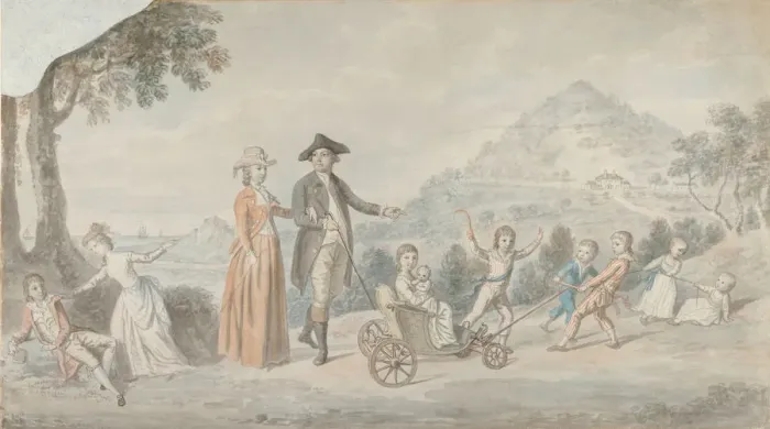 Framed Print : The Family of Sir James Hunter Blair, 1st Baronet (1741-1787), ca. 1785 Framed Print : The Family of Sir James Hunter Blair, 1st Baronet (1741-1787), ca. 1785