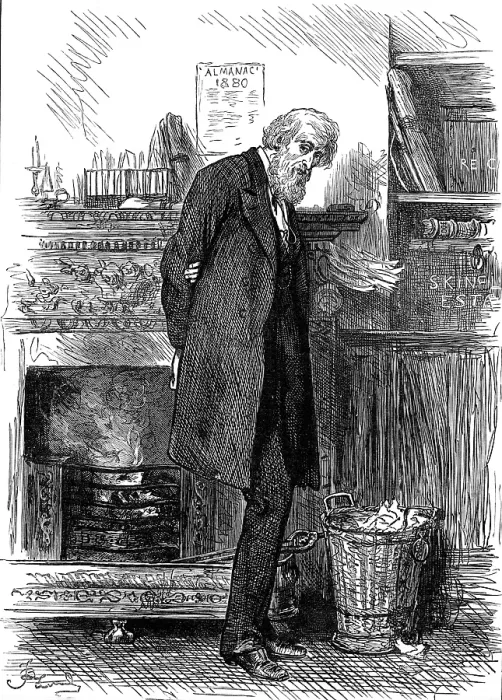 Framed Print : The Family Solicitor, 1880. Creator: Joseph Swain Framed Print : The Family Solicitor, 1880. Creator: Joseph Swain