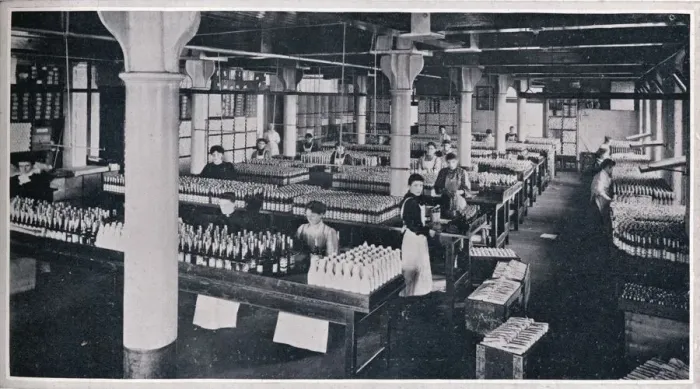 Framed Print : Where the famous Yorkshire Relish is made up, 1906 Framed Print : Where the famous Yorkshire Relish is made up, 1906