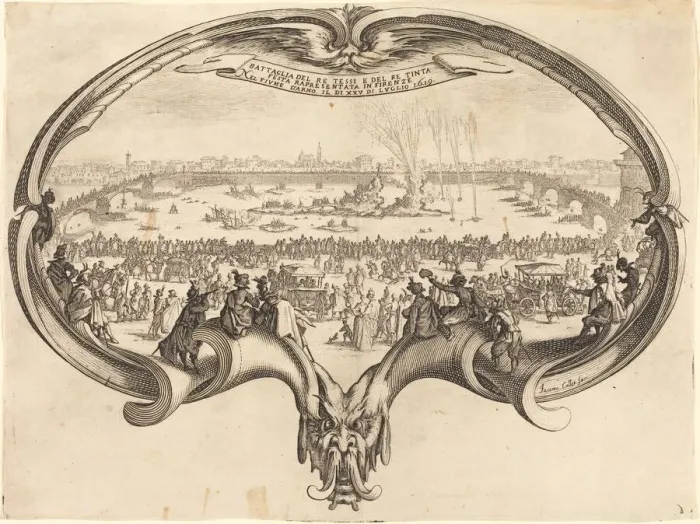 Framed Print : The Fan, 1619. Creator: Jacques Callot Framed Print : The Fan, 1619. Creator: Jacques Callot